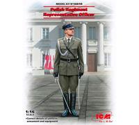 ICM – Figure Model Kit – Polish Regiment Representative Officer 1:16 – New Molds – 16010