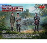 ICM 24024 1:24th scale Type G4 with MG 34 and German Staff Personnel