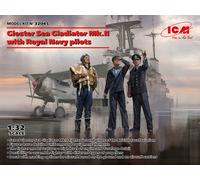 ICM32045 - ICM 1:32 - Gloster Sea Gladiat or MK.II w/ Royal Navy Pilot