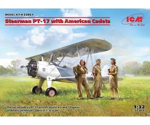 ICM32051 - ICM 1:32 - Stearman PT-17 with American Cadets
