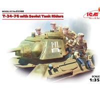 ICM35368 - ICM 1:35 - T-34-76 with Soviet Tank Riders