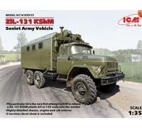 ICM ICM35517 1:35-ZiL-131 KShM, Soviet Army Vehicle,black