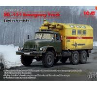 ICM ICM35518 1:35-ZiL-131 Emergency Soviet Vehicle,black