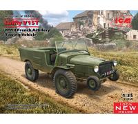 ICM 1:35 Model Kit Laffly V15T French WWII Towing Vehicle – No. 35570