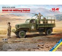 ICM 1:35 - G7107 & MG M1919A4 WWII US Military Patrol