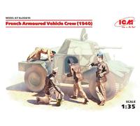 ICM 1:35 - French Armoured Vehicle Crew (1940) 4 Figs