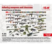 ICM 35749 MODEL INFANTRY WEAPONS AND CHEVRONS OF THE ARMED FORCES OF UKRAINE