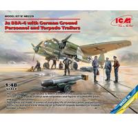 ICM 1 48 - Ju 88A-4 with German Personnel and Trailers