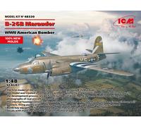 hdfh ICM 1:48 B-26B Marauder, WWII American Bomber, Model kit, ICM48320 Black