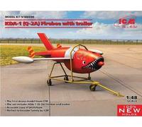 ICM Model Kit Q-2A (KDA-1) Firebee 1:48 with Trailer