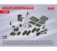 ICM Model Kit Luftwaffe Airfield Equipment 1:48 – 100% New Molds