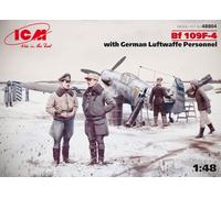 ICM48804 - ICM 1:48 - Bf 109F-4 W/ German Luftwaffe Personnel