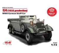 ICM72471 - ICM 1:72 - G4 (1935), WWII German Staff Car (snap fit)