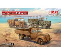 ICMDS3507 - ICM Diorama 1:35 -Wehrmacht 3t Trucks