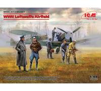 ICMDS4801 - ICM 1:48 - WWII Luftwaffe Airfield (2 Aircraft & Pilots)