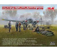 ICM DS4805 Airfield of the Luftwaffe bomber group 1:48 PLASTIC MODEL KIT
