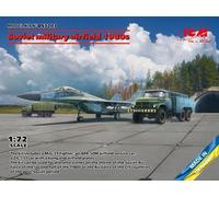 ICM ICMDS7203 Diorama 1:72-Soviet Military Airfield 1980s Scale Model Kit
