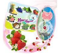 icMentol - 12 Flavours and Combo Packs Available, 100pcs Menthol Ball, Menthol Capsules, Crushballs, Crush Ball (ice Strawberry)