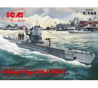 ICMS010 - ICM 1:144 - U-Boat Type IIB (1943), German Submarine