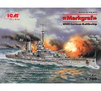 ICM 1:700 - Markgraf full hull & waterlin, WWI