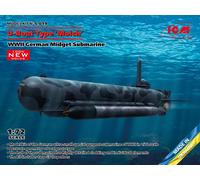 Icm S.019 - 1:72 U-Boat Type Molch, WWII German Midget Submarine(100% New Molds)