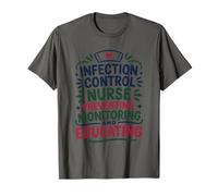 ICN, Infection Control Nurse Preventing Monitoring Educating T-Shirt