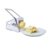 ICO Potato Chipper with Stainless Steel Blade - French Fry Cutter with Non-Slip Suction Base, Chip Cutter for Perfect Homemade Chips