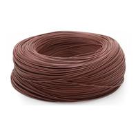 ICOBES 1M UL3135 Soft Silicone Rubber Electronic Wire 20 18 16 14 12 AWG High Temperature Resistant Flexible Wire (Color : Brown, Size : 16 AWG)
