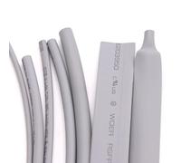 ICOBES Grey Dia 1 2 3 4 5 6 7 8 9 10 12 14 16 20 25 30 40 50 mm Heat Shrink Tube 2:1 Polyolefin Thermal Cable Sleeve Insulated 1 meter (Color : Grey, Size : 20mm x 1 Meter)