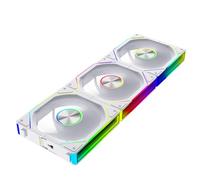 ICOLER PC Fan JM-SE 3IN1 White Edition 120 Infinity Mirror Module Daisy-Chain 5V ARGB PWM Case Fan 120mm Triple Pack Suitable for Computer Case & CPU Cooling