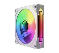 ICOLER Prism 4PRO White ARGB Computer Case Fan,Infinity Mirror Light Effect Design Cooling Fan, 120mm CPU Fan PWM 800-2000RPM 58.36CFM 2.07MMH20 HDB Bearing for PC Chassis&CPU Cooler&Desktop Case