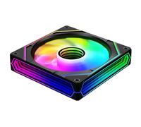 ICOLER Prism 6PRO ARGB Black Computer Case Fan,Infinite Mirror Light Effect Design Cooling Fan, 120mm CPU Fan PWM 1600RPM 61.5CFM 2MMH20 HDB Bearing for PC Chassis&CPU Cooler&Desktop Case