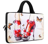 icolor 11 11.6 12 12.1 12.5 inch Laptop Carrying Bag Chromebook Case Notebook Ultrabook Handle Bag Tote Tablet Cover Neoprene Sleeve Laptop for Women Shoes