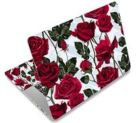 icolor Laptop Skin Sticker Decal 12" 13 13.3" 14 15 15.4" 15.6 inch Personalized Universal Notebook Vinyl Skin Stickers Cover Art Decal Computer Protector (red rose)