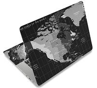 icolor Laptop Skin Sticker Decal 12" 13 13.3" 14 15 15.4" 15.6 inch Personalized Universal Notebook Vinyl Skin Stickers Cover Art Decal Computer Protector (World Map)