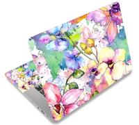 icolor Laptop Skin Sticker Decal 12" 13 13.3" 14 15 15.4" 15.6 inch Personalized Universal Notebook Vinyl Skin Stickers Cover Art Decal Computer Protector (Flowers)