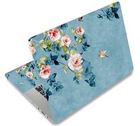 icolor Laptop Skin Sticker Decal 12" 13 13.3" 14 15 15.4" 15.6 inch Personalized Universal Notebook Vinyl Skin Stickers Cover Art Decal Computer Protector (Bird & Flower)