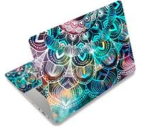 icolor Laptop Skin Sticker Decal 12" 13 13.3" 14 15 15.4" 15.6 inch Personalized Universal Notebook Vinyl Skin Stickers Cover Art Decal Computer Protector (Blue flowers)