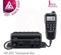 Icom IC-M410BB VHF-DSC Transceiver Marine Radio with One CommandMic│IPX7│Black
