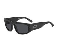Icon 0016/S Sunglasses - male - Dsquared2 - Sunglasses - Black - 57 MM - Accessories 57 MM