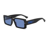 Icon 0029/S Sunglasses - male - Dsquared2 - Sunglasses - Black - 55 MM - Accessories 55 MM