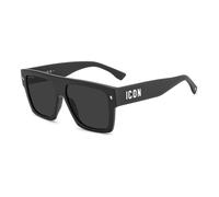 Icon 0030/S Sunglasses - male - Dsquared2 - Sunglasses - Black - 58 MM - Accessories 58 MM
