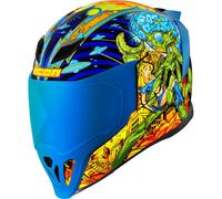 Icon 0101-15548 Airflite Bugoid Blitz Helmet Md Blue
