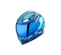 Icon 0101-18532 Domain Noveau Helmet Md Blue