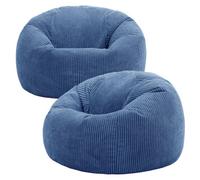 icon 2 Pack Cord Retro Classic Bean Bag Denim