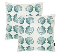 icon 2 Pack Cushion 43X43 Kyoto Fabric, Small Sea Shell