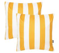 icon 2 Pack Cushion 43x43 Kyoto Fabric, Stripe, Yellow ICON Yellow