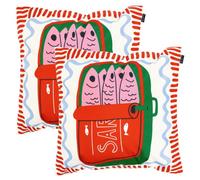 icon 2 Pack Cushion 43X43Cm Sardine Print
