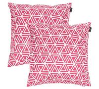 icon 2 Pack Cushion 43X43Cm Triangle Geo, Pink