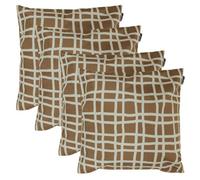 icon 4 Pack Cushion 43X43Cm Mark Making, Chocolate